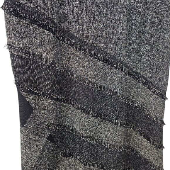 Tribal Womens Multi Print, Lagenlook, Fringe Midi Skirt, Size 6 - Picture 8 of 8